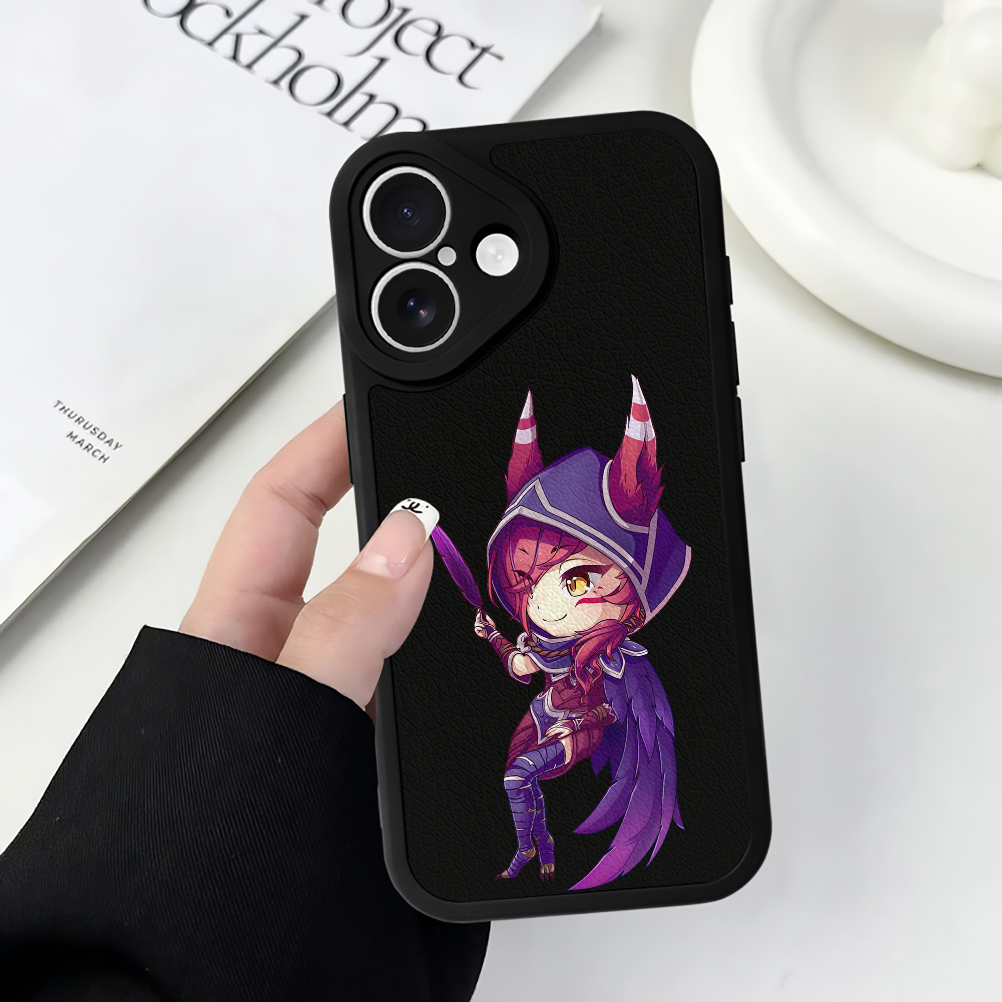 リーグ・オブ・レジェンド League of Legends LOL 【iPhone 16シリーズ対応】シリコンスマホケース（レザー調） 材質：シリコン